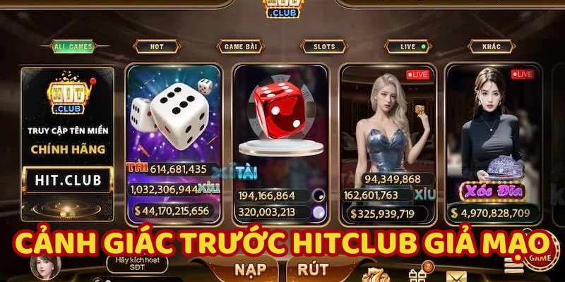 Truy cập nhầm Hitclub giả bạn có thể mất hết số dư