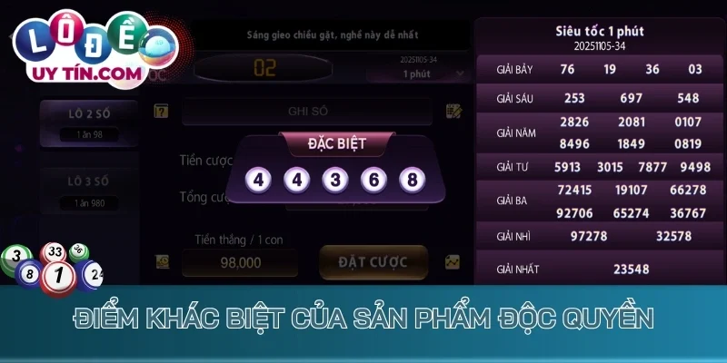 Lô Đề 789Club – Cổng Game Cược Xổ Số Trả Thưởng Cực Khủng 4 lô đề 789club - Điểm khác biệt của sản phẩm độc quyền