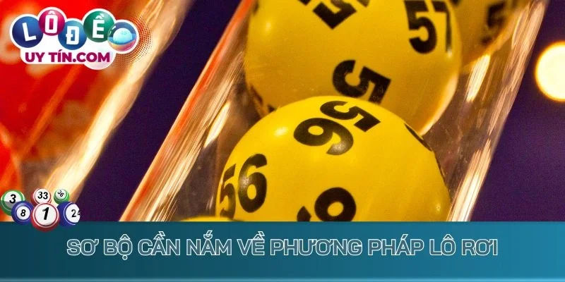 Sơ bộ cần nắm về phương pháp lô rơi