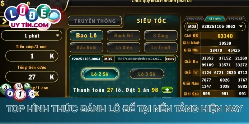 Lô Đề Hitclub – Sảnh Xổ Số Cược 1 Ăn 90 Đẳng Cấp Hiện Nay 3 Top hình thức đánh lô đề tại Hitclub