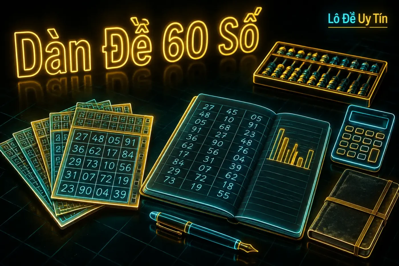 Dàn đề 60 số là cách chọn ra 60 con trong tổng 100 số từ 00 đến 99 để đánh cho giải đặc biệt của một kỳ quay