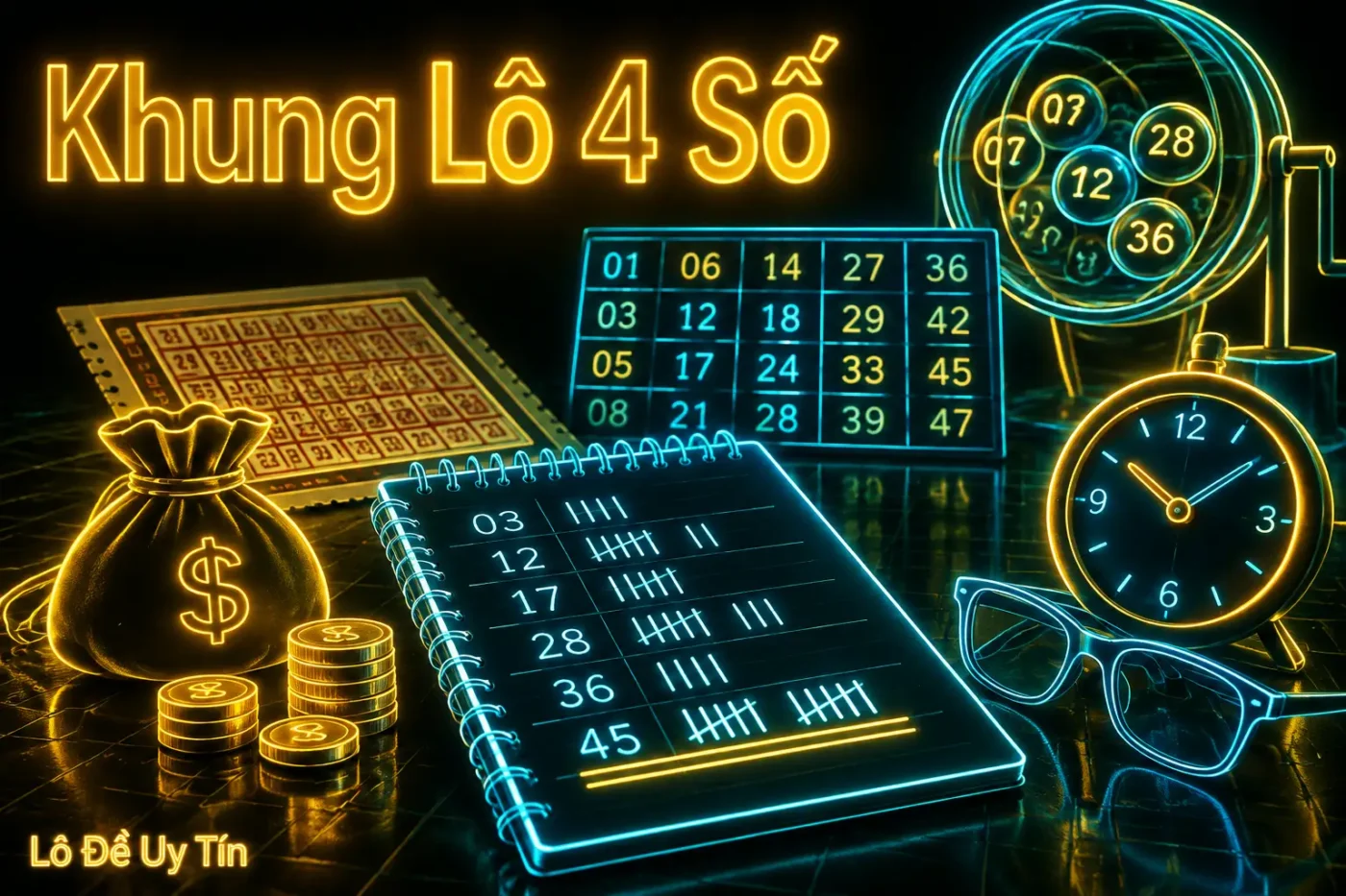 Khung lô 4 số là cách nuôi một bộ bốn con số trong cùng một khung thời gian