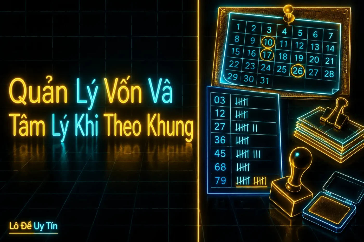 khung 6 số, quản lý vốn quan trọng hơn chọn số - khung lô 6 số