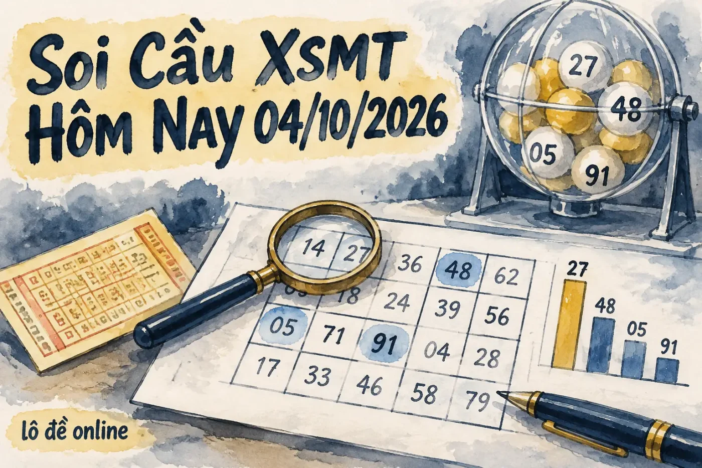 soi cầu xsmt hôm nay 04/10/2026